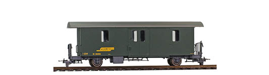 074-3265115 - H0m - Packwagen D2 4045 grün, RhB, Ep. III - IV